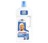 DON LIMPIO Baño Limpiador Liquido, Producto de limpieza para Baño Con Tecnología Antigoteo, Elimina el 100 por ciento de los Restos de Jabon, 1.3 L (Paquete de 1)