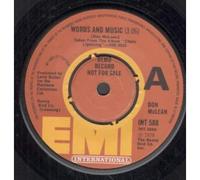 DON MCLEAN - WORDS AND MUSIC 7 INCH (7" VINYL 45) UK EMI 1978