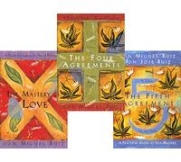 Don Miguel Ruiz Toltec Wisdom Series Collection 3 Books Set,(The Four Agreements: Practical Guide to Personal Freedom, The Mastery of Love and The Fifth Agreement)