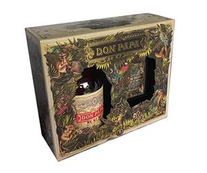 Don Papa 7 Years Old Single Island Rum 40% Vol. 0,7l in Giftbox with Spielkarten