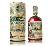 Don Papa Baroko, 700 ml, alc. 40% vol., ron infusionado, destilado en Sugarlandia, Filipinas, con notas cítricas y de vainilla e idóneo para cócteles