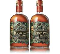 Don Papa Masskara, 700 ml, alc. 40% vol., ron especiado, destilado en Sugarlandia, Filipinas, edición de lujo e idóneo para cócteles (Paquete de 2)