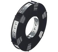 Don Quichotte 900934 - Cinta perforada (17 mm, galvanizada, 10 m, en caja de plástico)