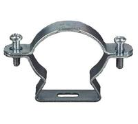 Don Quichotte 904301 - Abrazadera espaciadora con orificio largo (14-16 mm, 50 unidades), color gris