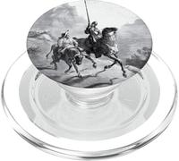 Don Quijote asícomo Sancho Saliendo de Gustave Dore (1863) PopSockets PopGrip para MagSafe