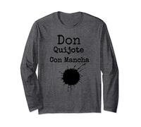 Don quijote con mancha camiseta divertida novela regalo Manga Larga