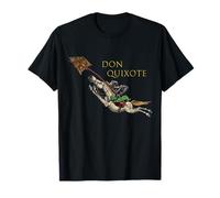 Don Quijote contra molino de viento, escena literaria Camiseta