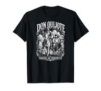 Don Quijote de la Mancha Miguel de Cervantes Xilografía Camiseta