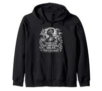 Don Quijote El Sueño Imposible Xilografiado Blanco Print Sudadera con Capucha