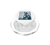 Don Quijote El Sueño Imposible Xilografiado Estampado Marino PopSockets PopGrip para MagSafe