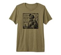 Don Quijote El Sueño Imposible Xilografiado Negro Print Camiseta Premium