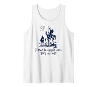 Don Quijote To Dream Impossible That Is My Quest Navy Print Camiseta sin Mangas