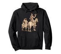 Don Quijote y Sancho Panza Sudadera con Capucha