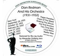 Don Redman (1931-1932) Restored for Blu-ray Audio [Alemania] [Blu-ray]