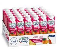 Don Simón Fruta + Leche Multifruta Sin Azúcares Añadidos 24x330ml | Naranja, Piña, Mango y Leche Desnatada | Rico en Vitaminas A, C y E | Formato Ahorro