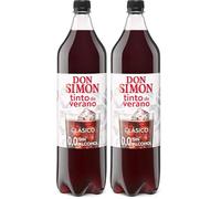 Don Simon Tinto de Verano sin Alcohol, 1500ml (Paquete de 2)