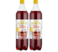 Don Simón Tinto de Verano sin Alcohol, 1500ml (Paquete de 2)