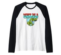Don’t Be Cuntasaur Fun Dinosaur Coworker, Cool Retro Style Camiseta Manga Raglan