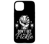 Don’t Get in a Pickle Funny Pickleball Pun Design Carcasa para iPhone 15 Plus