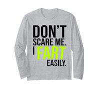Don’t Scare Me I Fart Easily Funny Humor Quote Manga Larga