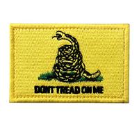 Don 't Tread On Me Tactical moral bordado Applique Fastener Hook & Loop parche