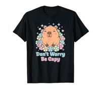 Don’t Worry Be Capy Divertido Lindo Animal Amante Capibara Camiseta