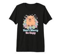 Don’t Worry Be Capy Divertido Lindo Animal Amante Capibara Camiseta Premium