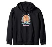 Don’t Worry Be Capy Divertido Lindo Animal Amante Capibara Sudadera con Capucha