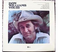 DON WILLIAMS - DON WILLIAMS vol. iii ABC DOT 2004 (LP vinyl record)