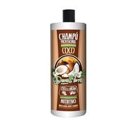Dona Flora - Champú Nutritivo de Coco & Argán - Hidratación Intensa - Suavidad y Brillo Natural - Fortalece y Mejora Elasticidad del Cabello - 1000ml -