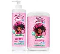 Dona Flora Mis Rizitos Kids Pack Champú 500 ml + Mascarilla 1000 ml