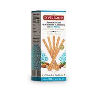 DOÑA JIMENA - Sticks Turrón Crocanti de Cacahuete y Almendra con Sal Marina Sin Gluten, 200 Gramos