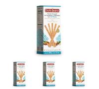 DOÑA JIMENA - Sticks Turrón Crocanti de Cacahuete y Almendra con Sal Marina Sin Gluten, 200 Gramos (Paquete de 4)