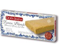 Doña Jimena Turrón Blando con Almendra y Miel, Sin Gluten, 150 g