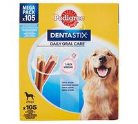 Donación a E.N.P.A. - Pedigree Dentastix Snack para la higiene bucal (perro grande > 25 kg), 105 unidades