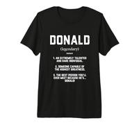 Donald Definition Funny Talented Great President Cosplay Don Camiseta Premium