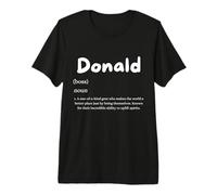 Donald Definition Personalized Trump Name Costume For Donald Camiseta Premium