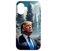 Donald Trump Surrealismo Arte Movimiento Retrato Carcasa para iPhone 16