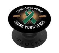 Donante Vivo de hígado comparte tu Repuesto PopSockets PopGrip Adhesivo
