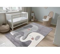 DONATELLA Alfombra Infantil Happy - 120x170 cm., GRIS-301