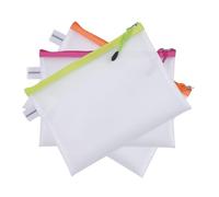 DONAU Bolsa con cremallera A5, 243 x 180 mm, bolsa con cremallera EVA, 24 unidades, mezcla de colores