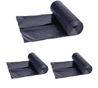 DONAU ECO 22021442-05 - Bolsas de basura (160 l de grosor, 10 bolsas de basura, 1 rollo, 1 rollo de basura, certificado Blauer Engel), color negro (Paquete de 3)