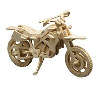 Pebaro-Tiere Wood diseño Cross Moto, Multicolor GmbH Donau Elektronik_M850-6