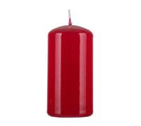 DONAU HOME Velas de cera estándar de brillo / 50 x 100 mm/rojo/para decoración / 32 horas de combustión/velas decorativas / 1 pieza