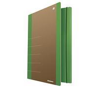 DONAU LIFE 2060001FSC-06 - Carpeta de cartón con banda elástica (500 g/m2, con 3 solapas, DIN A4), color verde
