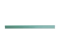 DONAU Rieles de sujeción universales, 10 unidades, DIN A4, 4 mm, para aprox. 40 hojas, regleta de sujeción para tiras de privacidad, clips de fijación, plástico PVC, color verde