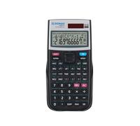 DONAU Tech Técnico-científico/calculadora/Calculadora/Solar y batería/ 401 Funciones/Negro/Funda Protectora para calculadora/calculadora/Funda Deslizante/ 16,4 x 8,4 x 1,9 cm