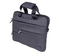 DONAU TRAVEL - Bolsa para portátil unisex Budapest, hasta 14 pulgadas, 3 l, gris, para MacBook, con bolsillos para accesorios, impermeable, 1 unidad