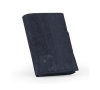 DONBOLSO Billetera Piel de Corcho - Tarjetero RFID para Hombres y Mujeres Minimalista de Piel Vegana - 11 Ranuras para Tarjetas de Crédito - Diseño Pequeño y Plegable - Azul, magsafe Wallet