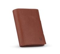 DONBOLSO Cartera NextGen | Cartera Hombre con Monedero | Billetera Delgada con Protección RFID | Estuche de hasta 11 Tarjetas | Mini Carteras para Hombre | Napa Marrón